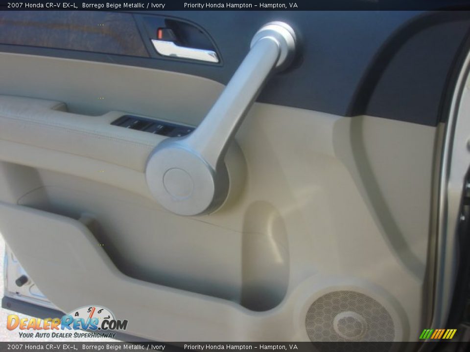 2007 Honda CR-V EX-L Borrego Beige Metallic / Ivory Photo #19