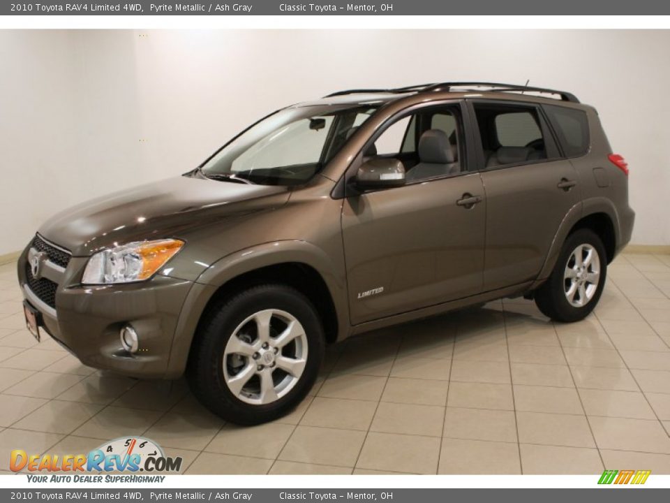 2010 Toyota RAV4 Limited 4WD Pyrite Metallic / Ash Gray Photo #3