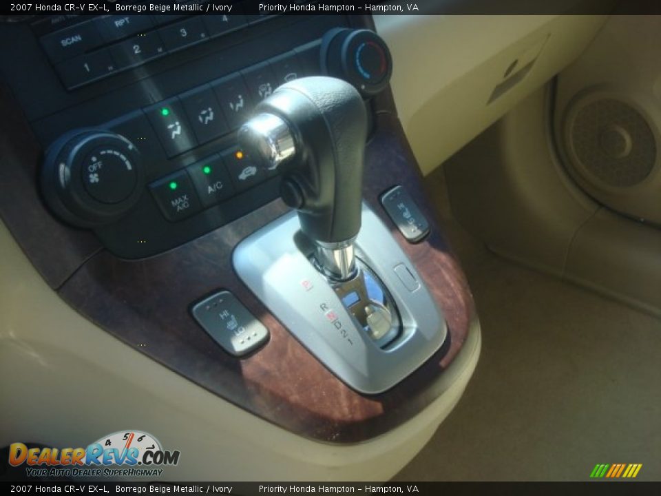 2007 Honda CR-V EX-L Borrego Beige Metallic / Ivory Photo #22