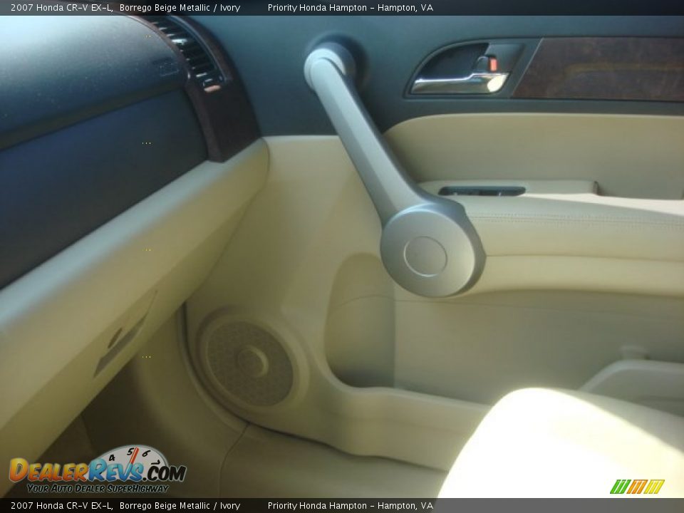 2007 Honda CR-V EX-L Borrego Beige Metallic / Ivory Photo #23