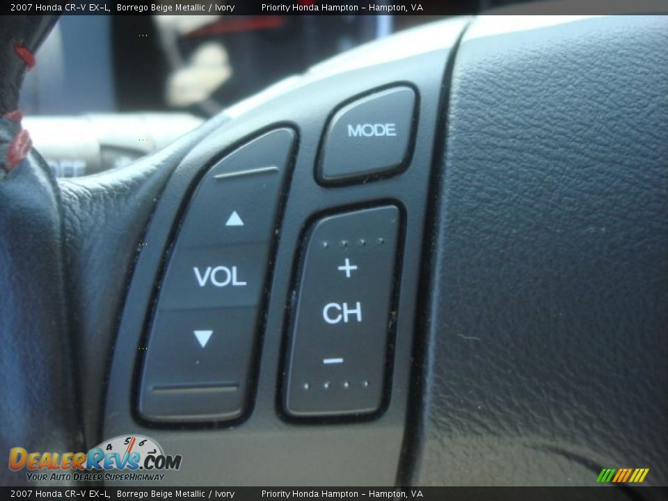 2007 Honda CR-V EX-L Borrego Beige Metallic / Ivory Photo #24