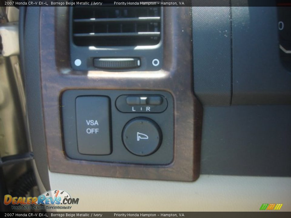 2007 Honda CR-V EX-L Borrego Beige Metallic / Ivory Photo #26