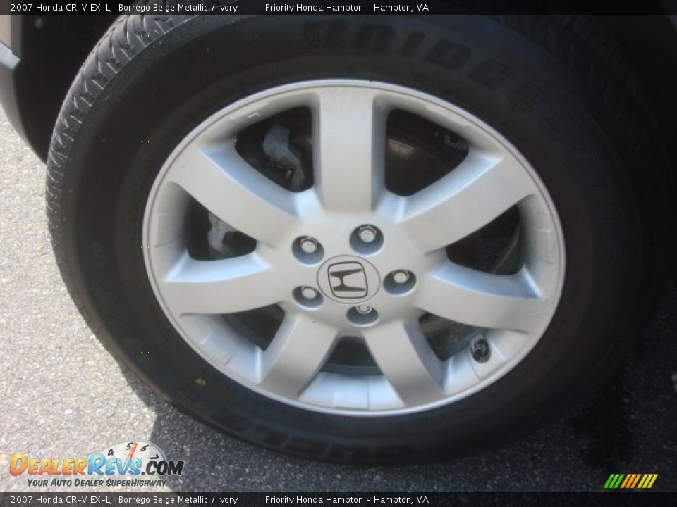 2007 Honda CR-V EX-L Borrego Beige Metallic / Ivory Photo #27
