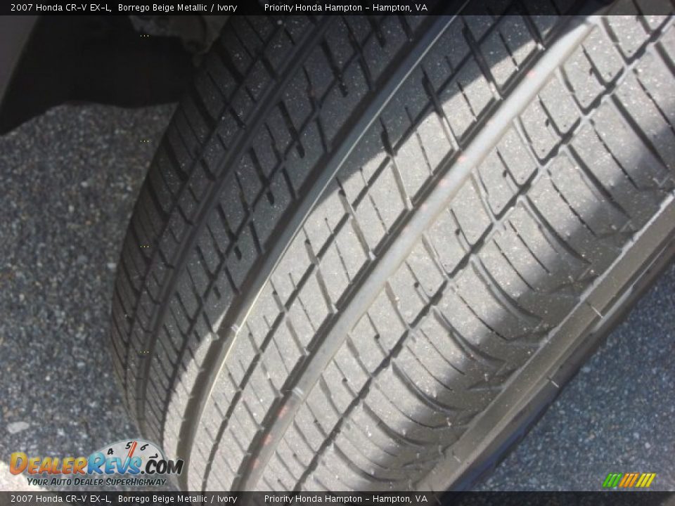 2007 Honda CR-V EX-L Borrego Beige Metallic / Ivory Photo #28