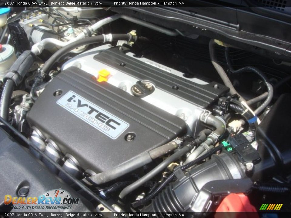 2007 Honda CR-V EX-L Borrego Beige Metallic / Ivory Photo #29