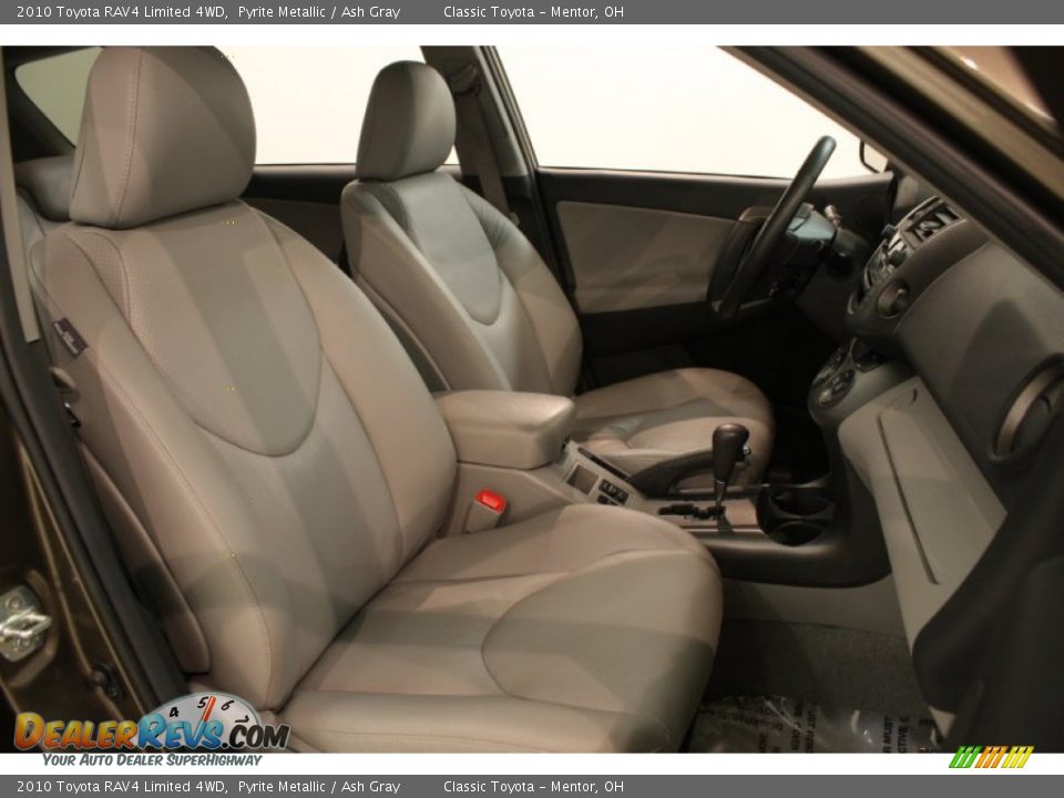 2010 Toyota RAV4 Limited 4WD Pyrite Metallic / Ash Gray Photo #12