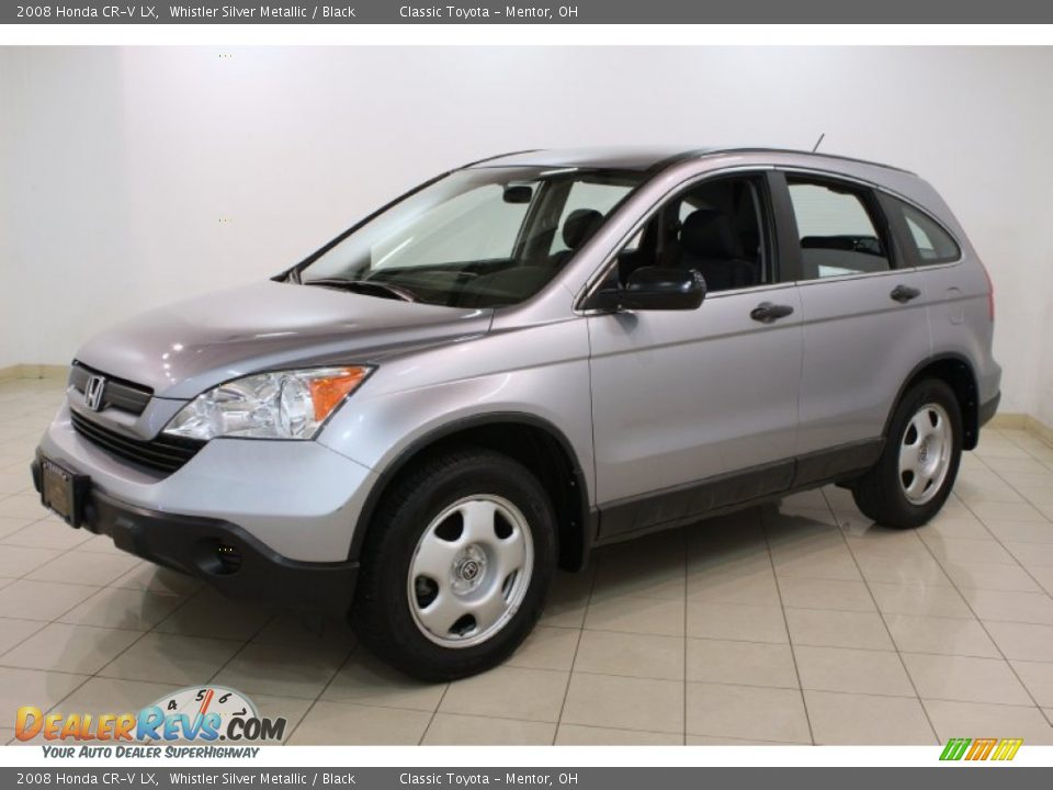2008 Honda CR-V LX Whistler Silver Metallic / Black Photo #3