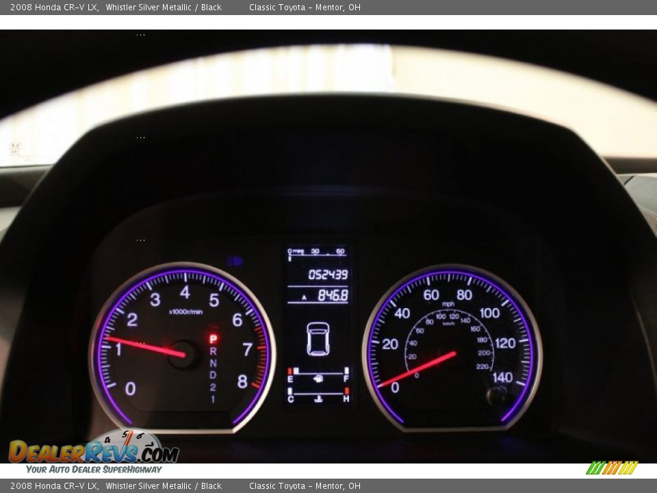 2008 Honda CR-V LX Whistler Silver Metallic / Black Photo #7