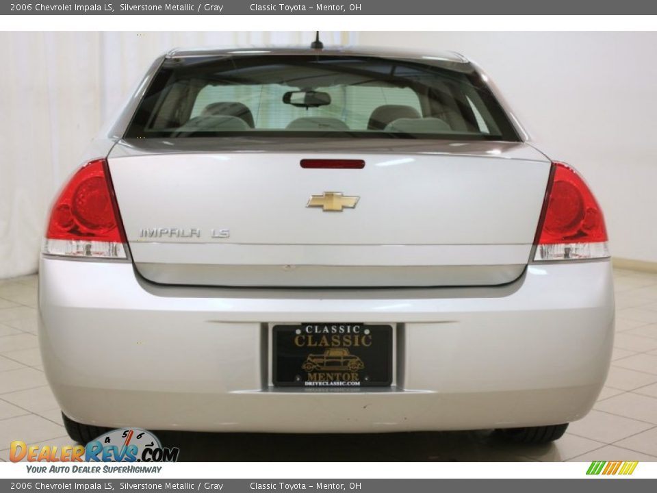 2006 Chevrolet Impala LS Silverstone Metallic / Gray Photo #12