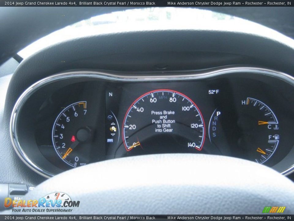 2014 Jeep Grand Cherokee Laredo 4x4 Brilliant Black Crystal Pearl / Morocco Black Photo #5