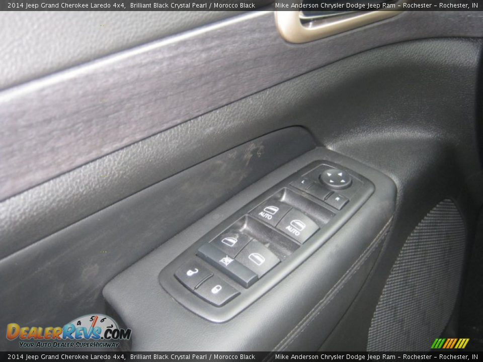2014 Jeep Grand Cherokee Laredo 4x4 Brilliant Black Crystal Pearl / Morocco Black Photo #12