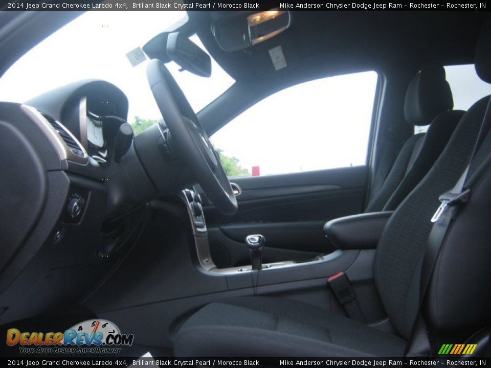 2014 Jeep Grand Cherokee Laredo 4x4 Brilliant Black Crystal Pearl / Morocco Black Photo #13