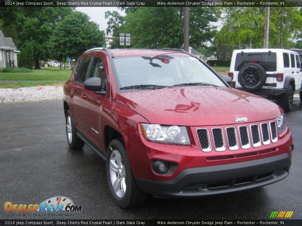 2014 Jeep Compass Sport Deep Cherry Red Crystal Pearl / Dark Slate Gray Photo #1