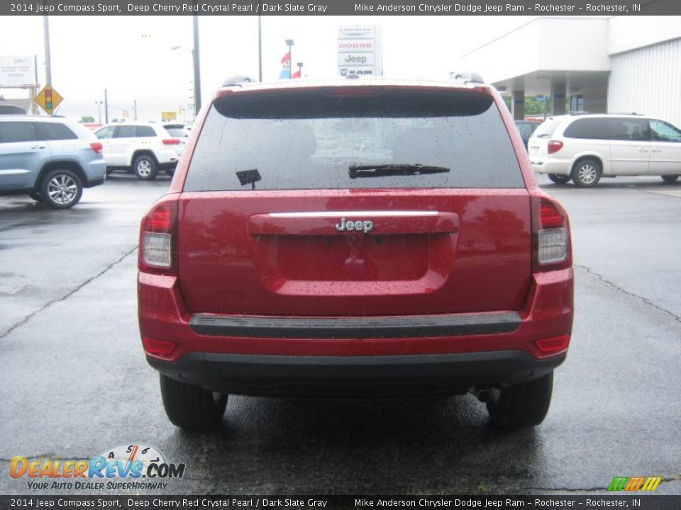 2014 Jeep Compass Sport Deep Cherry Red Crystal Pearl / Dark Slate Gray Photo #4