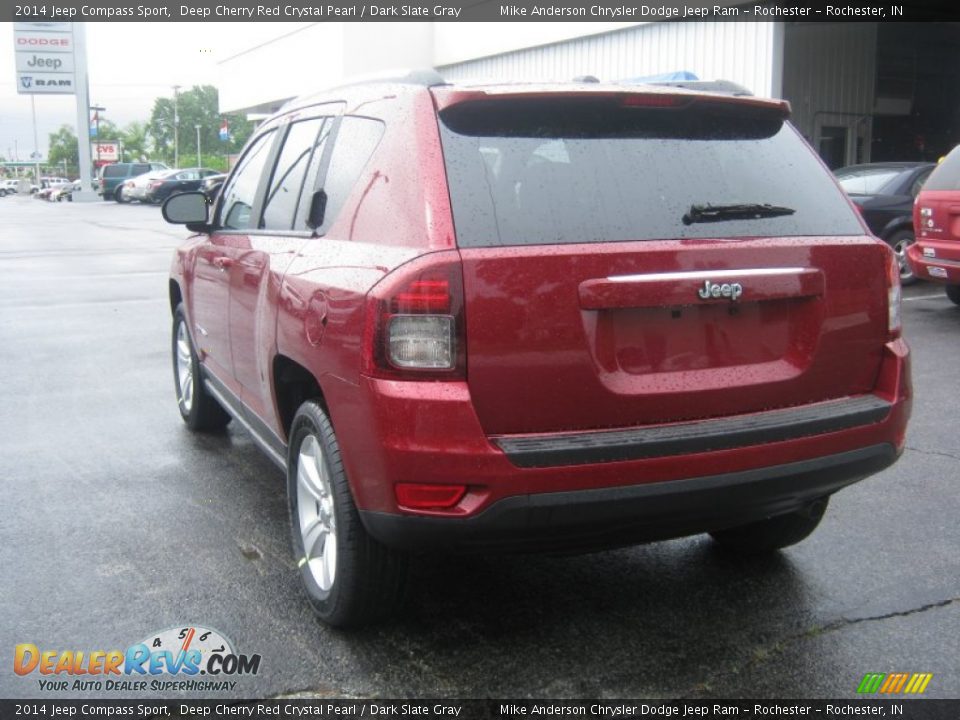 2014 Jeep Compass Sport Deep Cherry Red Crystal Pearl / Dark Slate Gray Photo #5