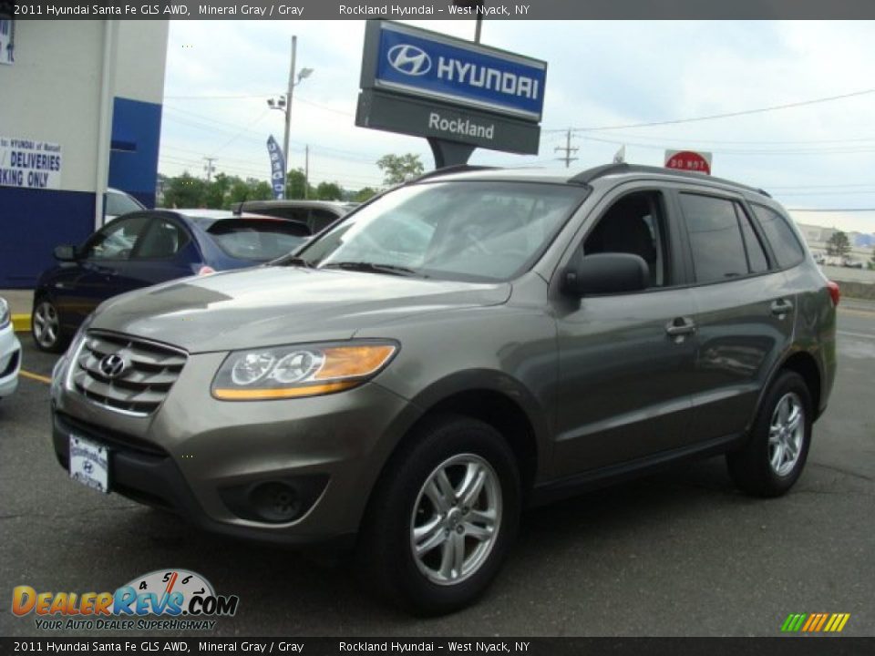 2011 Hyundai Santa Fe GLS AWD Mineral Gray / Gray Photo #1