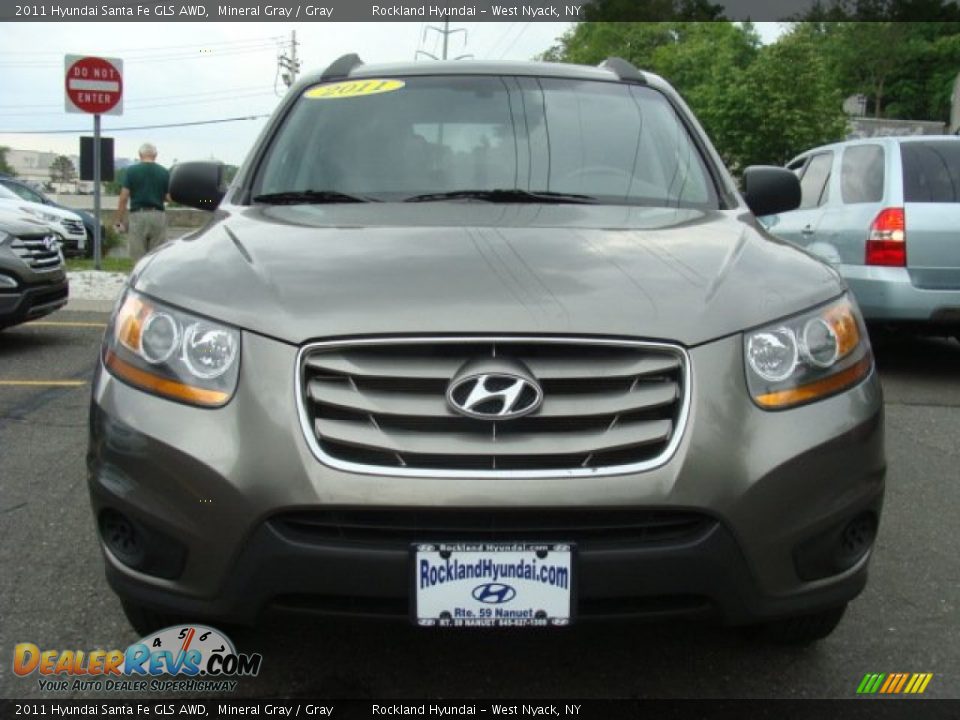 2011 Hyundai Santa Fe GLS AWD Mineral Gray / Gray Photo #2