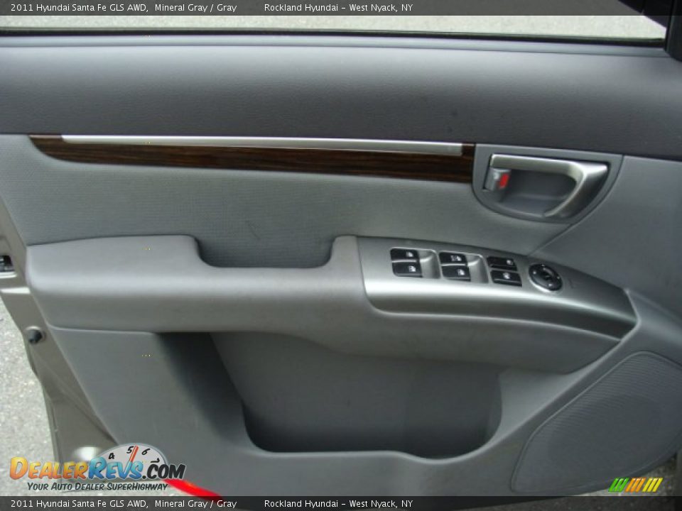 2011 Hyundai Santa Fe GLS AWD Mineral Gray / Gray Photo #7