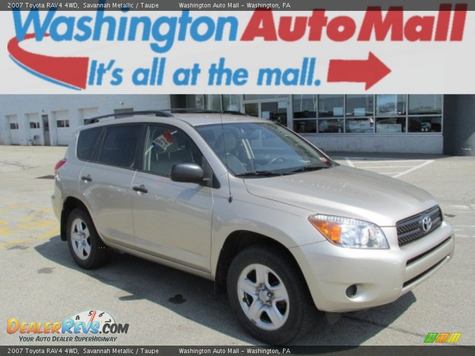 2007 Toyota RAV4 4WD Savannah Metallic / Taupe Photo #1