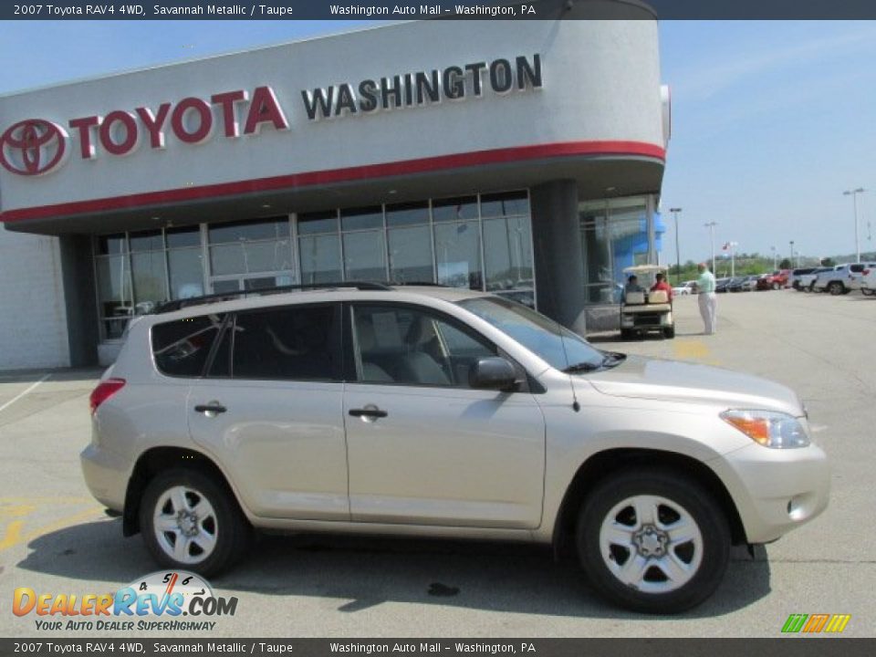 2007 Toyota RAV4 4WD Savannah Metallic / Taupe Photo #2