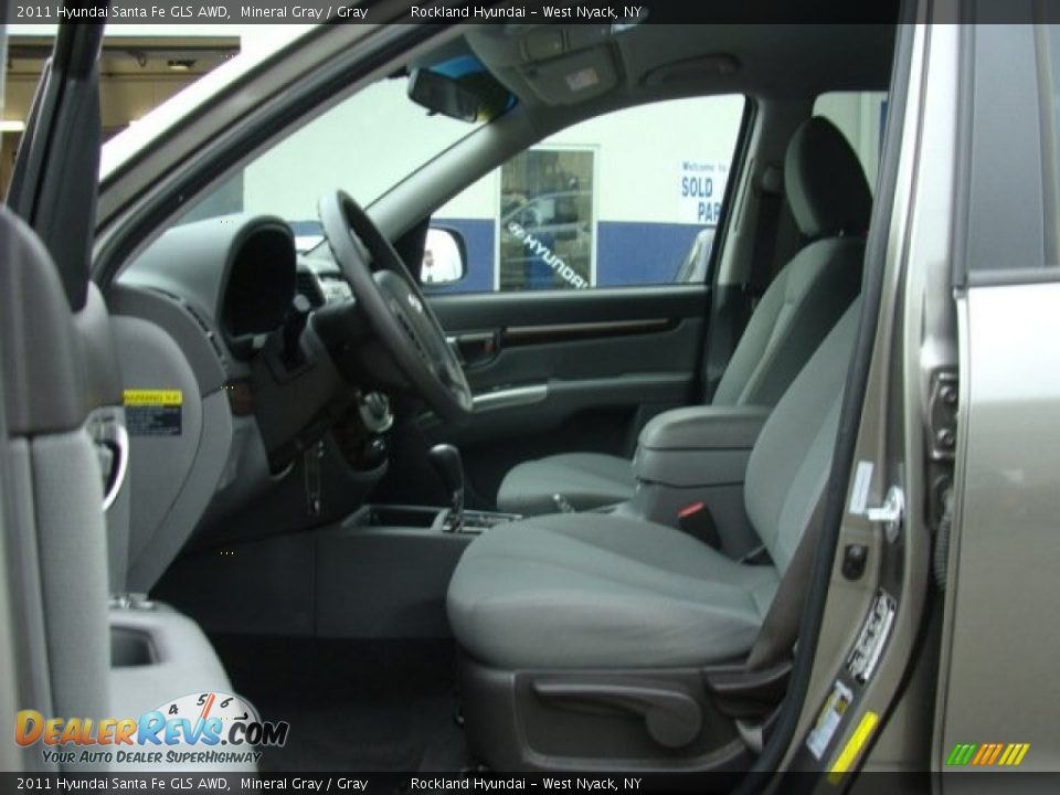 2011 Hyundai Santa Fe GLS AWD Mineral Gray / Gray Photo #10