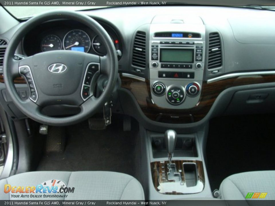 2011 Hyundai Santa Fe GLS AWD Mineral Gray / Gray Photo #11