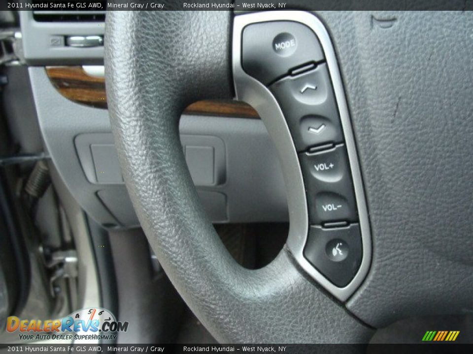 2011 Hyundai Santa Fe GLS AWD Mineral Gray / Gray Photo #14