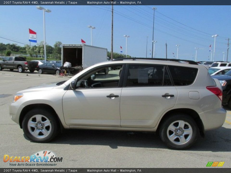 2007 Toyota RAV4 4WD Savannah Metallic / Taupe Photo #6