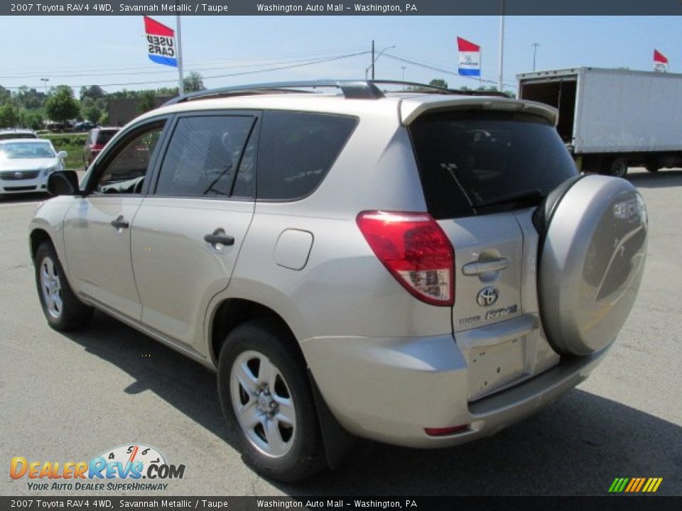 2007 Toyota RAV4 4WD Savannah Metallic / Taupe Photo #7