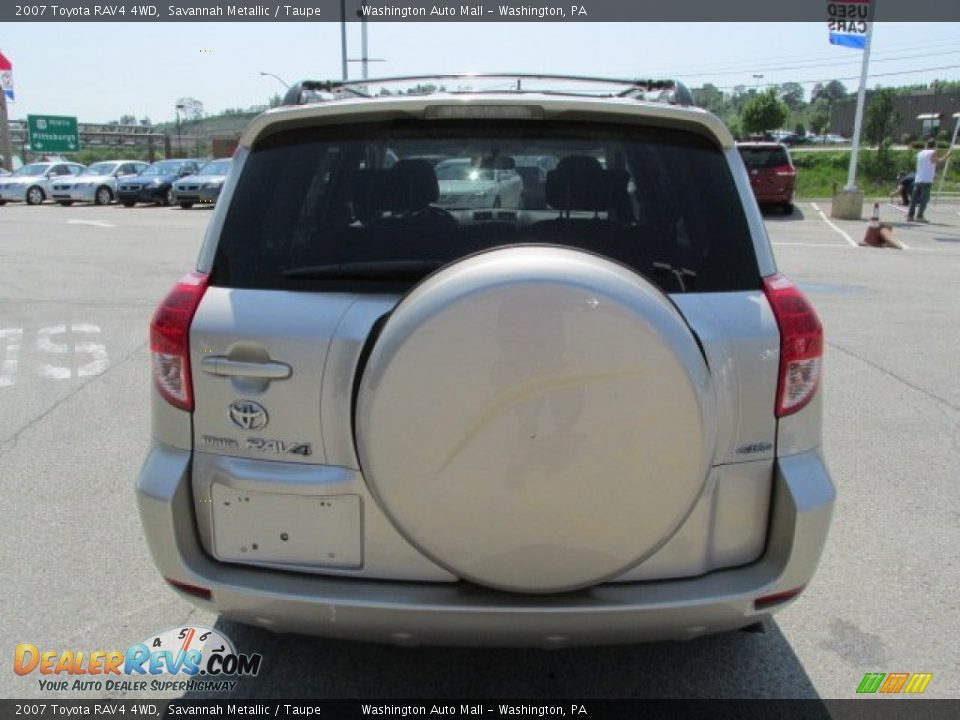 2007 Toyota RAV4 4WD Savannah Metallic / Taupe Photo #8