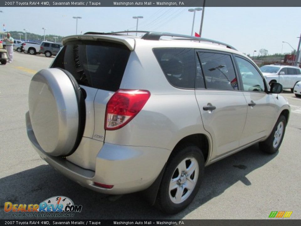 2007 Toyota RAV4 4WD Savannah Metallic / Taupe Photo #9