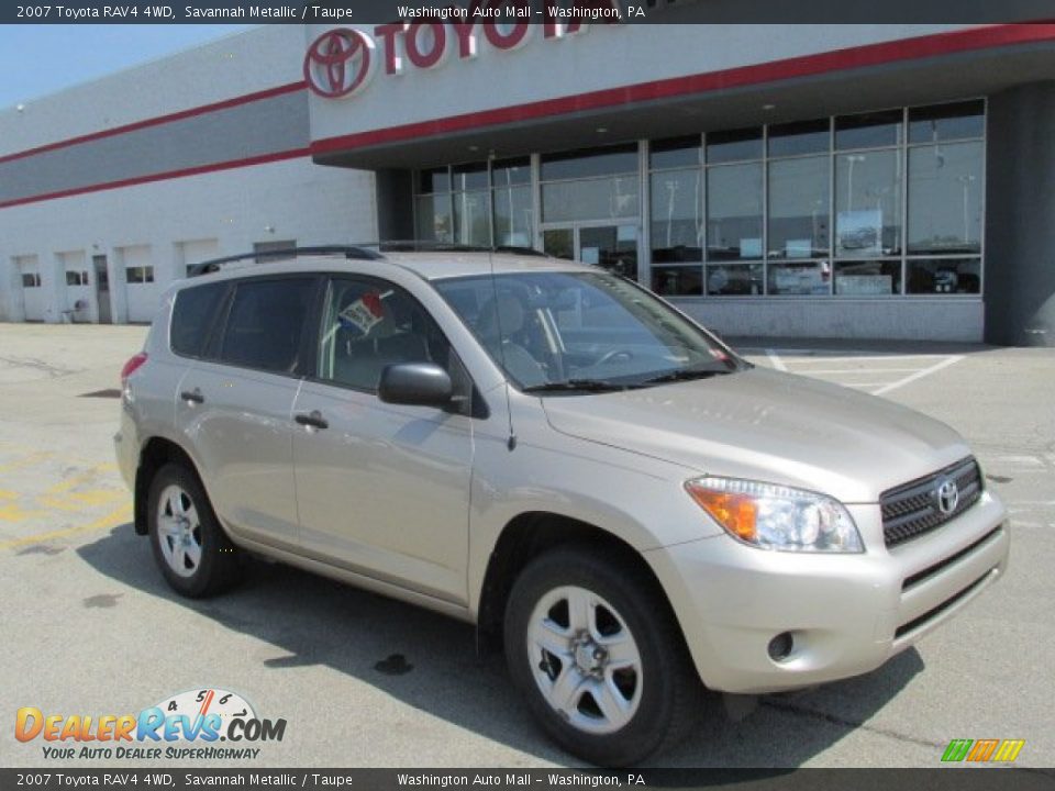 2007 Toyota RAV4 4WD Savannah Metallic / Taupe Photo #10