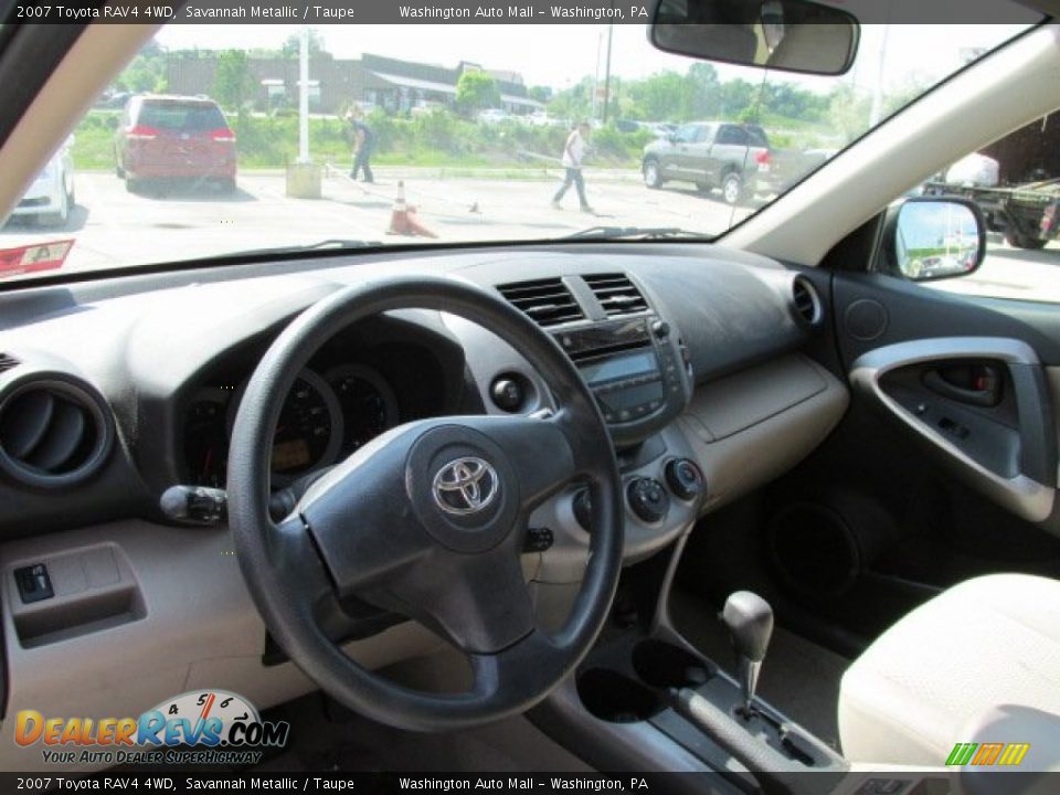 2007 Toyota RAV4 4WD Savannah Metallic / Taupe Photo #11