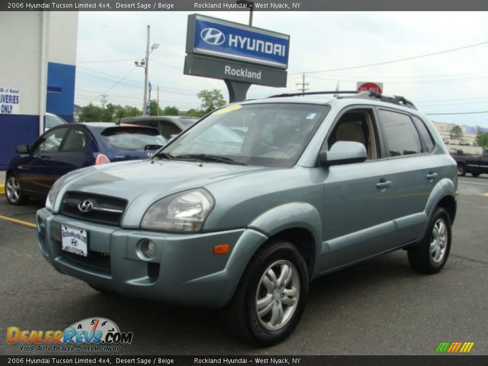 2006 Hyundai Tucson Limited 4x4 Desert Sage / Beige Photo #1