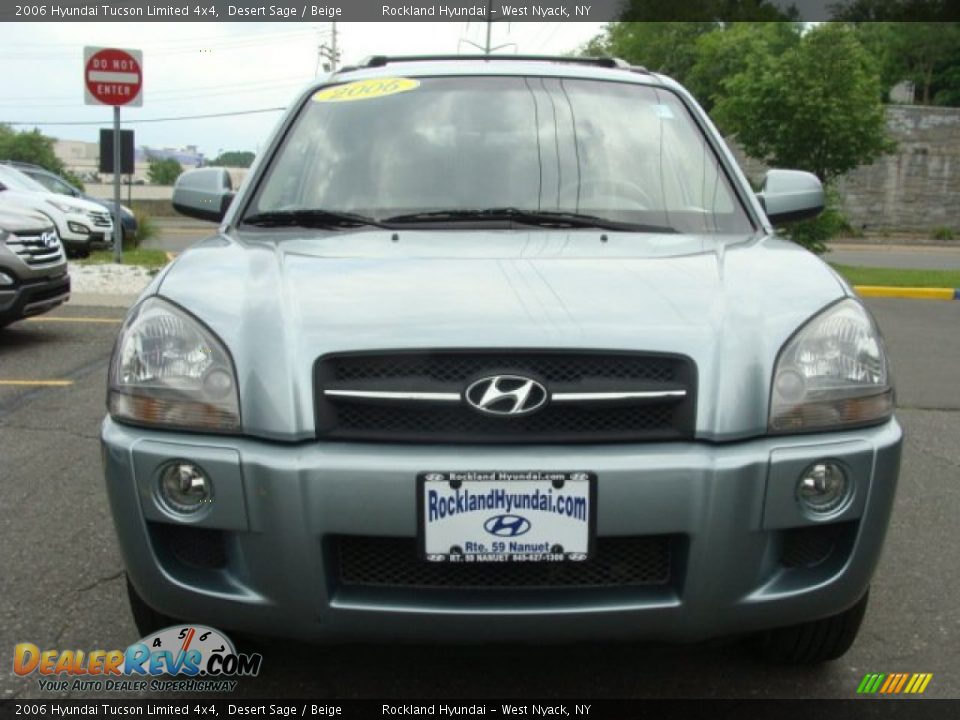 2006 Hyundai Tucson Limited 4x4 Desert Sage / Beige Photo #2