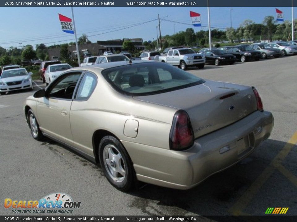 2005 Chevrolet Monte Carlo LS Sandstone Metallic / Neutral Photo #7