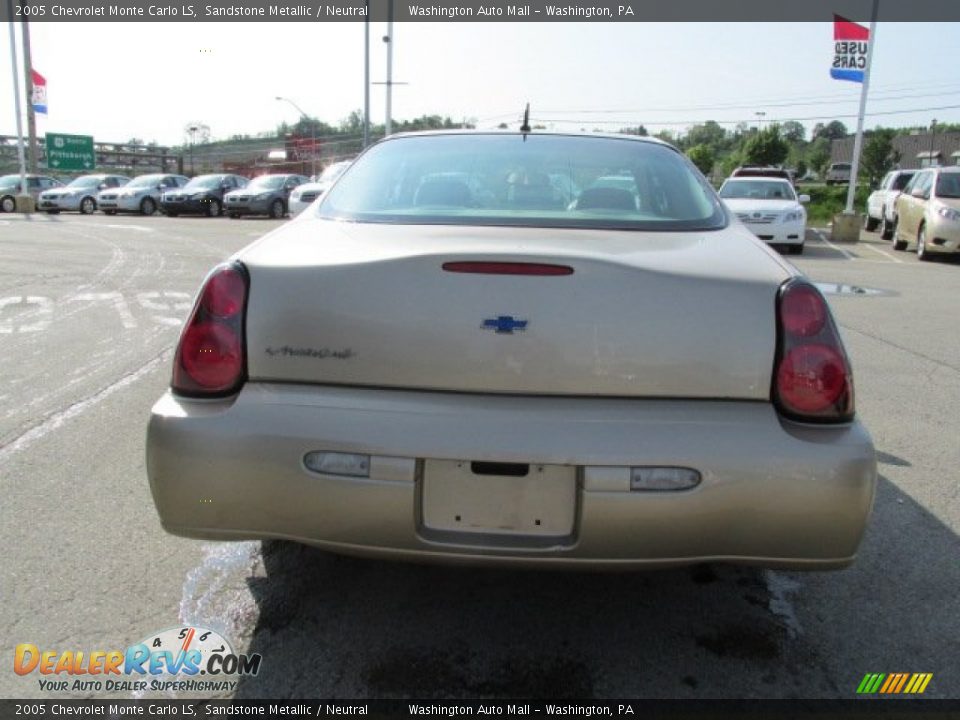 2005 Chevrolet Monte Carlo LS Sandstone Metallic / Neutral Photo #8
