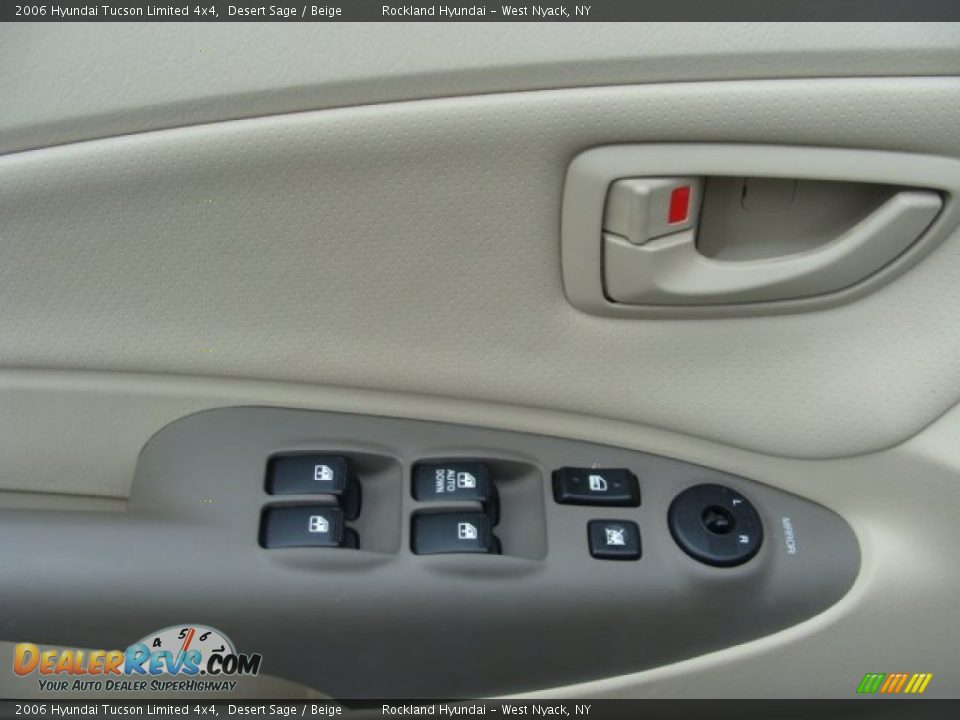 2006 Hyundai Tucson Limited 4x4 Desert Sage / Beige Photo #8