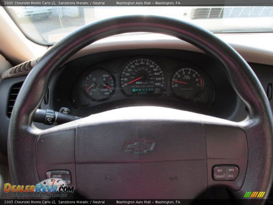 2005 Chevrolet Monte Carlo LS Sandstone Metallic / Neutral Photo #12