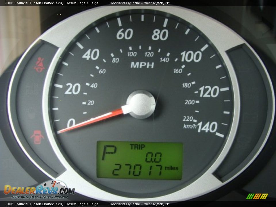 2006 Hyundai Tucson Limited 4x4 Desert Sage / Beige Photo #14
