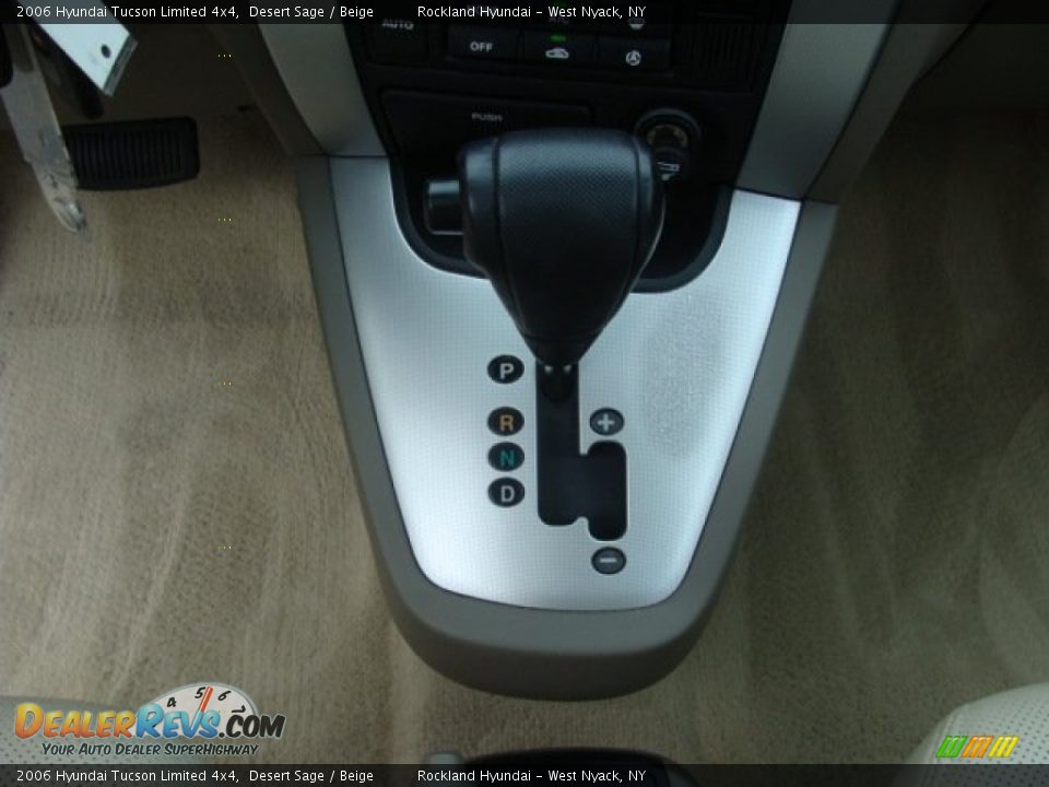 2006 Hyundai Tucson Limited 4x4 Desert Sage / Beige Photo #16