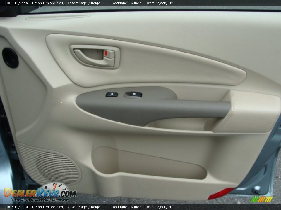 2006 Hyundai Tucson Limited 4x4 Desert Sage / Beige Photo #22
