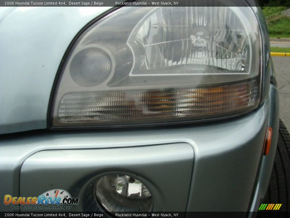 2006 Hyundai Tucson Limited 4x4 Desert Sage / Beige Photo #28