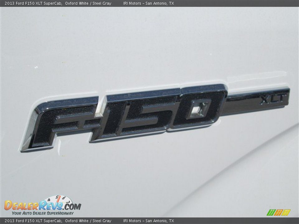 2013 Ford F150 XLT SuperCab Oxford White / Steel Gray Photo #2