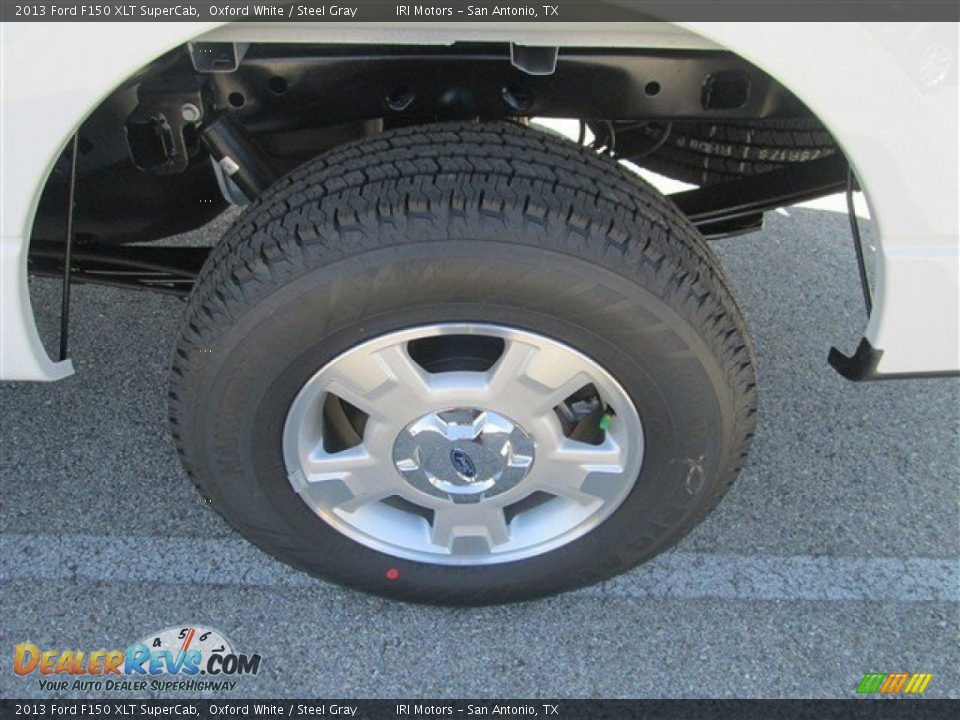 2013 Ford F150 XLT SuperCab Oxford White / Steel Gray Photo #10