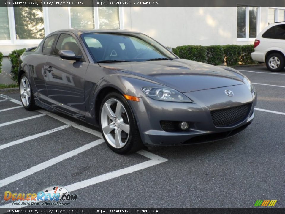 2006 Mazda RX-8 Galaxy Gray Mica / Black Photo #6