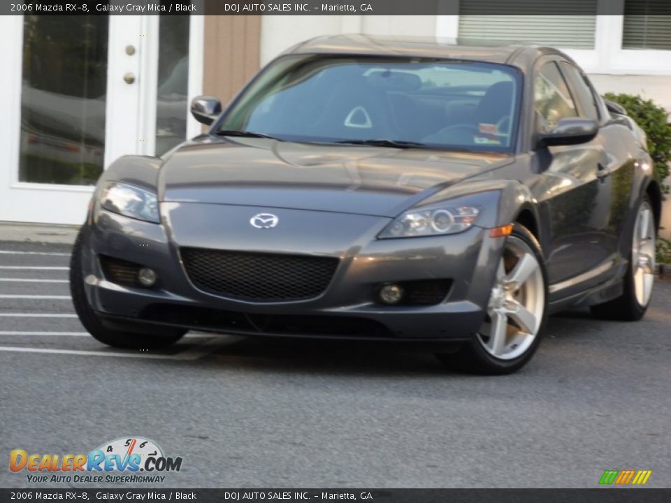 2006 Mazda RX-8 Galaxy Gray Mica / Black Photo #11