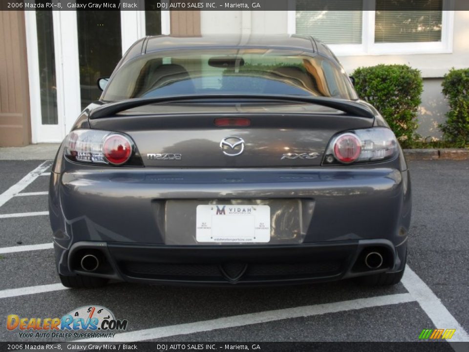 2006 Mazda RX-8 Galaxy Gray Mica / Black Photo #18