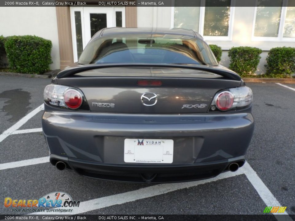 2006 Mazda RX-8 Galaxy Gray Mica / Black Photo #19