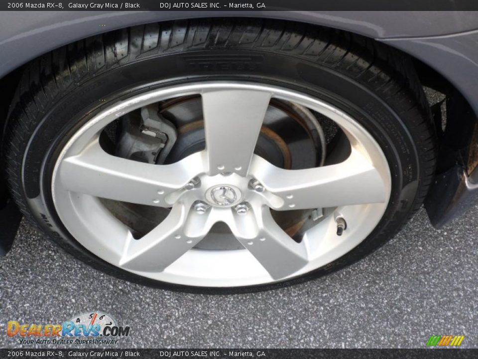 2006 Mazda RX-8 Galaxy Gray Mica / Black Photo #23